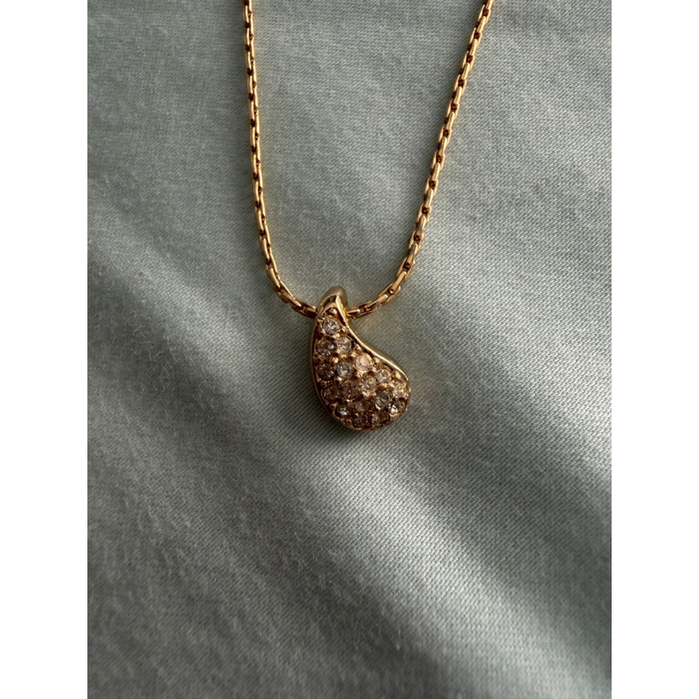 Authentic Christian Dior Tear Drop Necklace - Picture 3 of 8